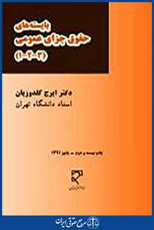 بایسته های حقوق جزای عمومی